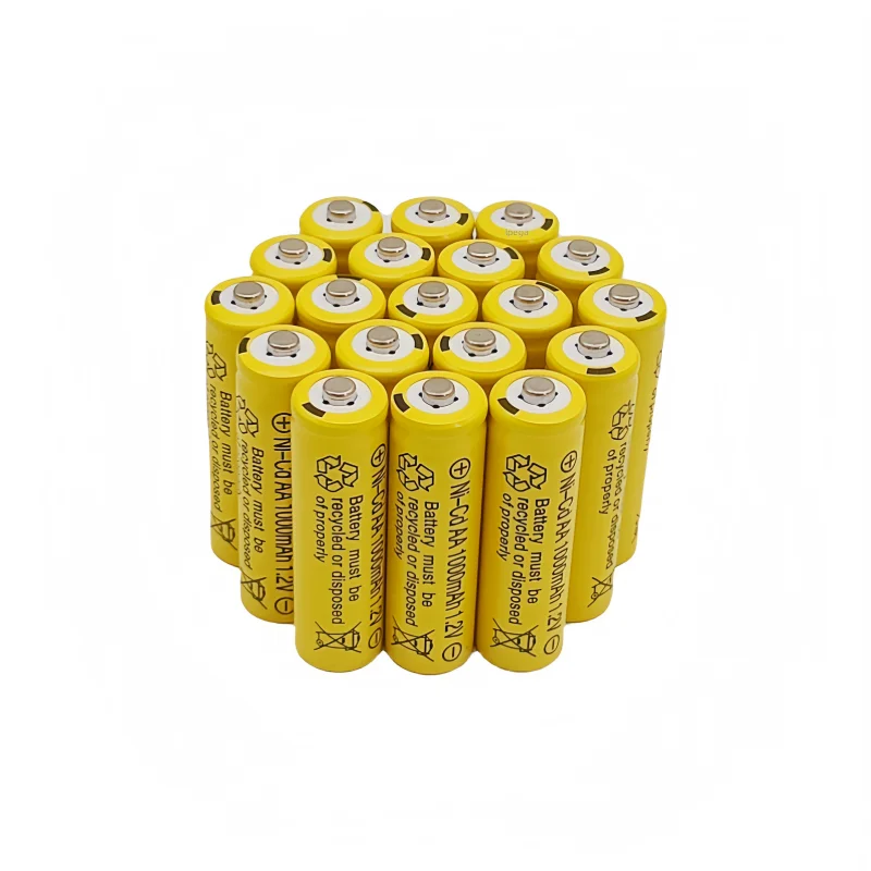 100% original AA 1.2V 1000mAh Ni-Cd rechargeable lpega battery, suitable for flashlight electric toys.