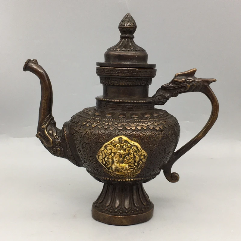 

Antique bronzes, new products, gilded bronze pots, antique home pure copper kettles, teapots and flagons.