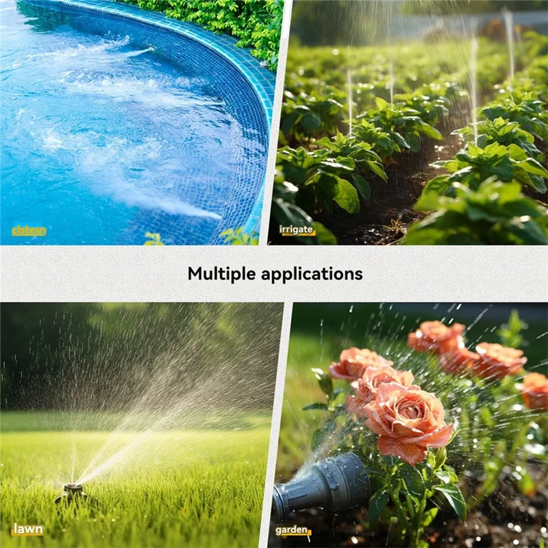 -A96Z 2 Outlet Water Timer Sprinkler Timer IP55 Waterproof Irrigation Controller With LCD Display For 2 Separate Watering Zone