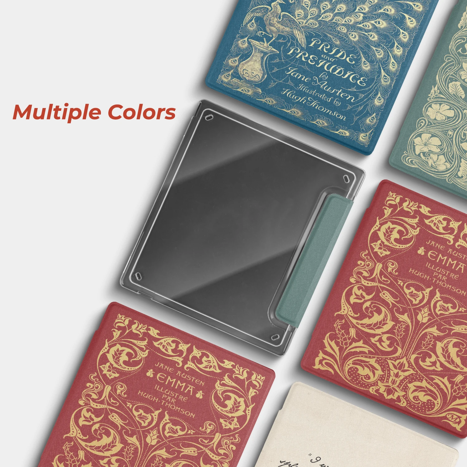 twosheep Minimalistisches, solides Gehäuse, passend für Boox Go7 Go Color7 GenII Go Color7 Gen2 Leaf3 Leaf3c, magnetische Smart-Acryl-Hülle – Detail 3