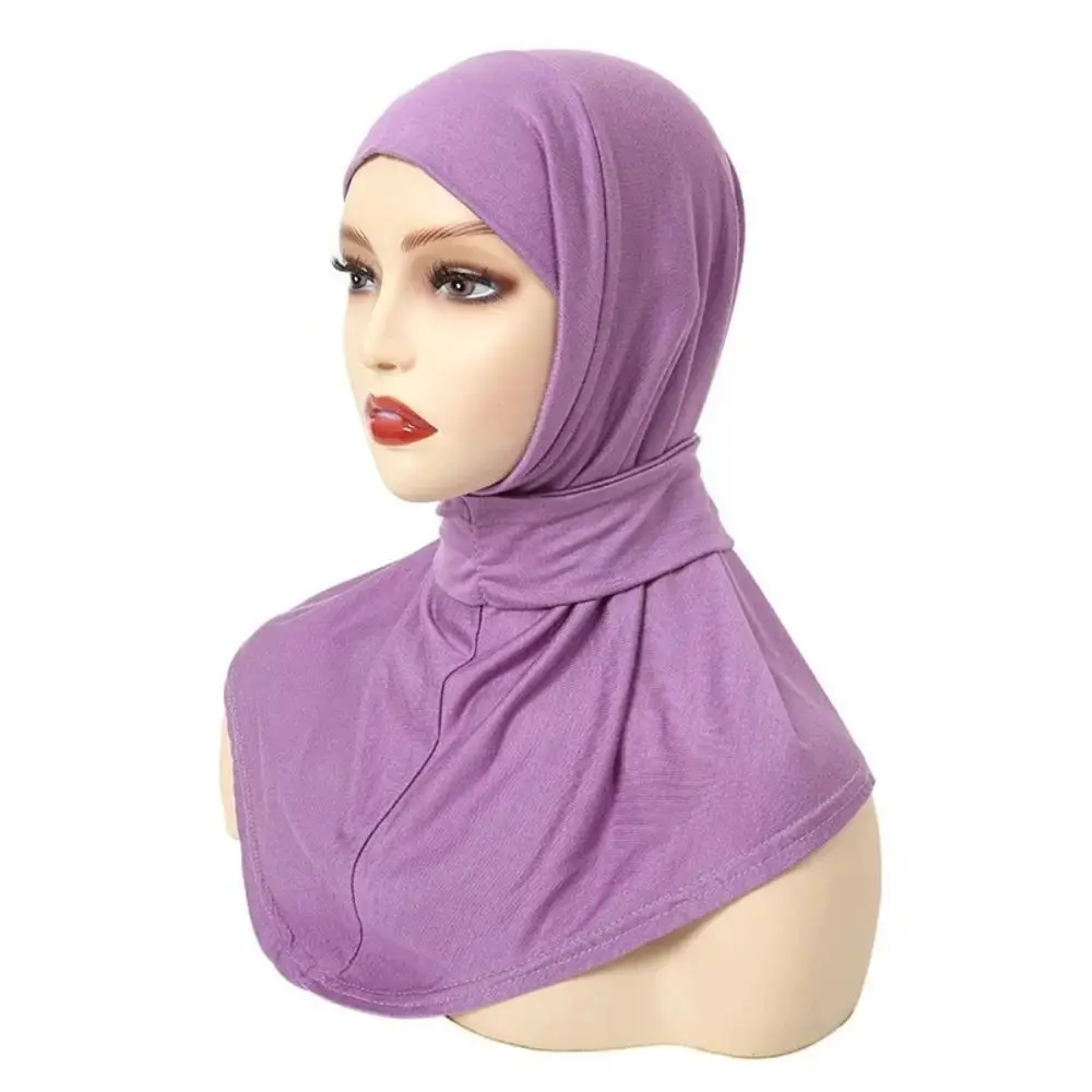 Full Cover Muslim Turban Fashion Adjustable Classical Head Wraps Scarf Comfortable Elastic Headwear Women