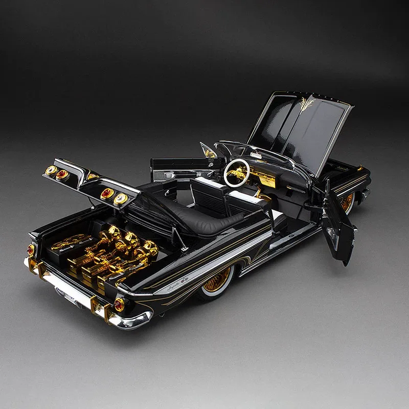 1:18 1961 Impala 0pen Convertilbe Lowrider-with movable suspension