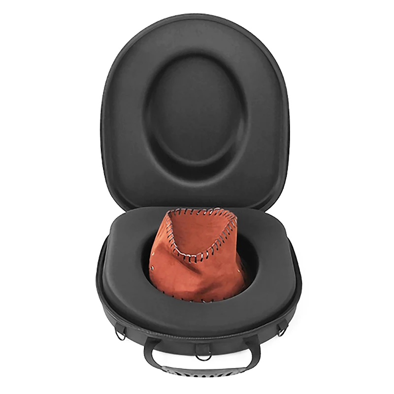 1Pc Hat Case Carrying Bag EVA Durable Cowboy Hat Storage Box Hat Holder Travel Bag Felt Hat Box For Hat Closet Baseball Hat