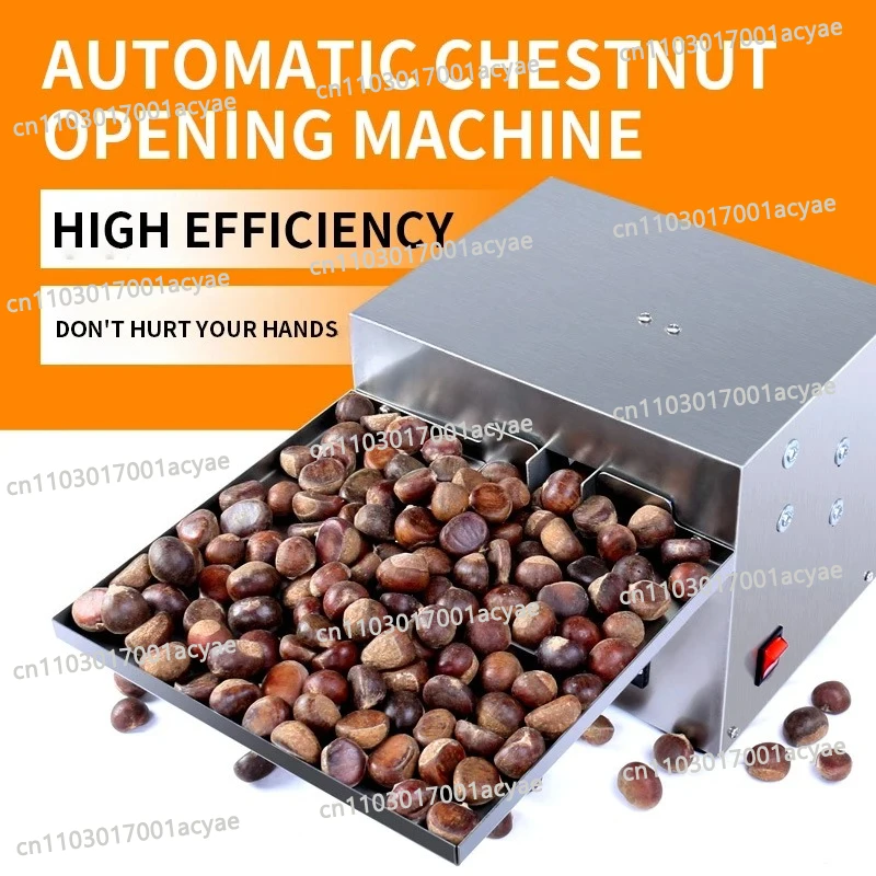 Commercial Chestnut Opening Machine – Fully Automatic Slitter & Cutter for Easy Chestnut Peeling
