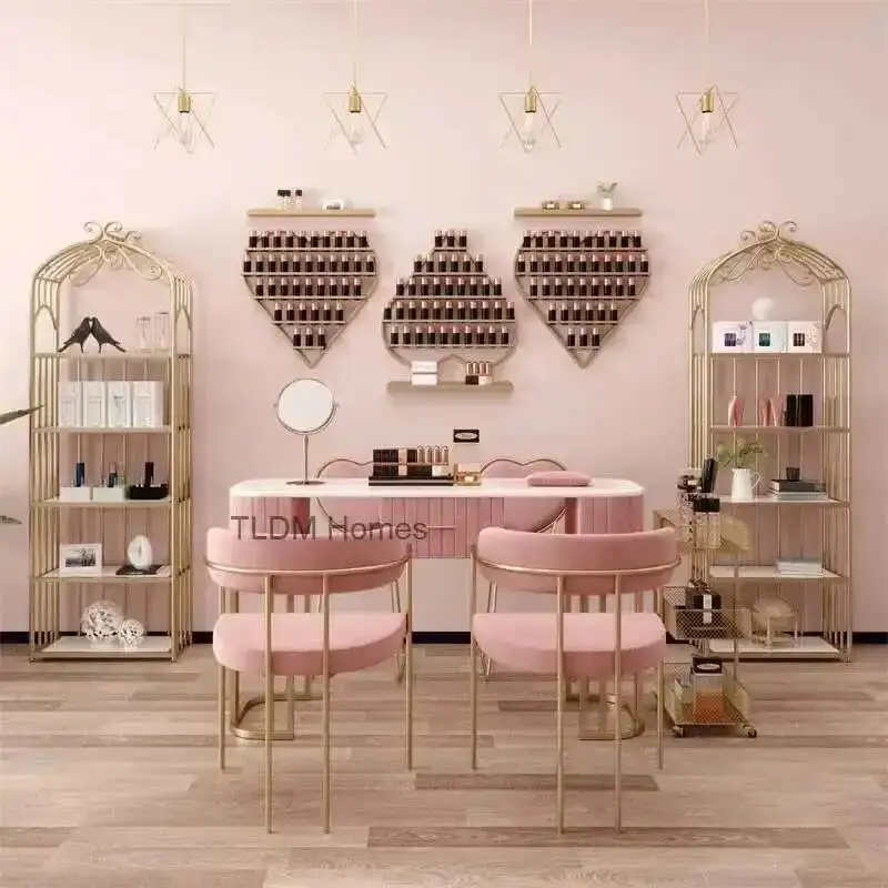 

and Minimalist Set Modern Chair Manicure Table Salon Furniture Luxury Beauty Salon Nail Tables Household Manicure Desk p