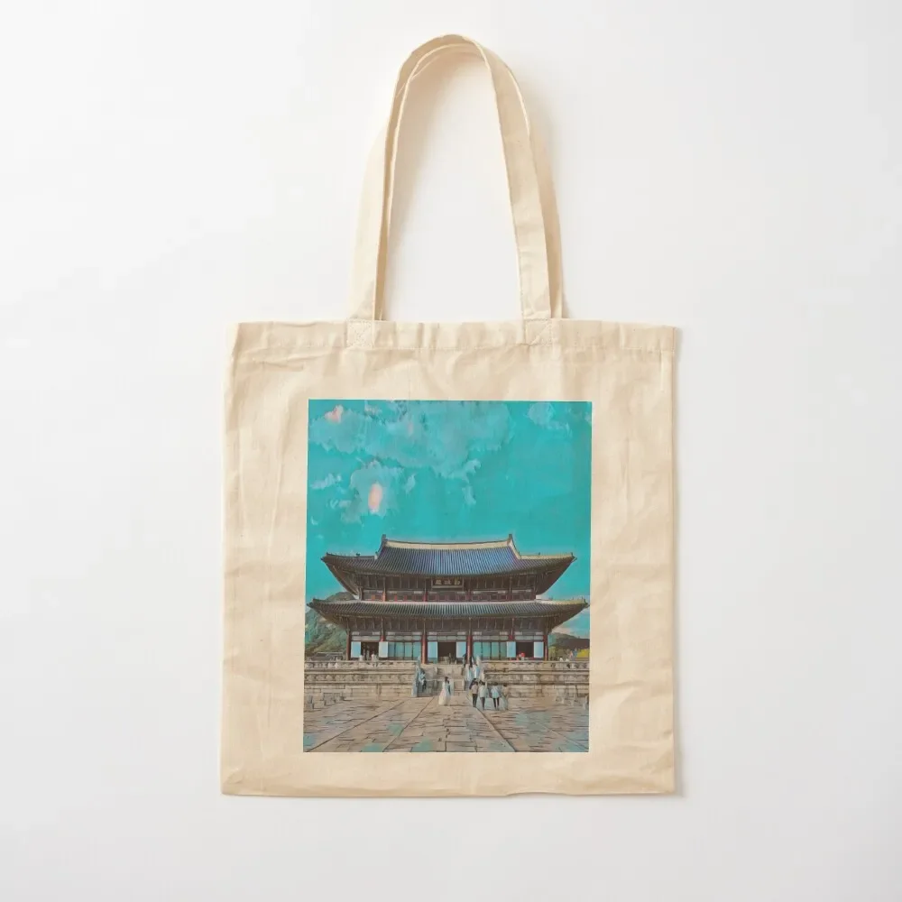 Gyeongbokgung Palace Tote Bag Women's shopper tote bag men