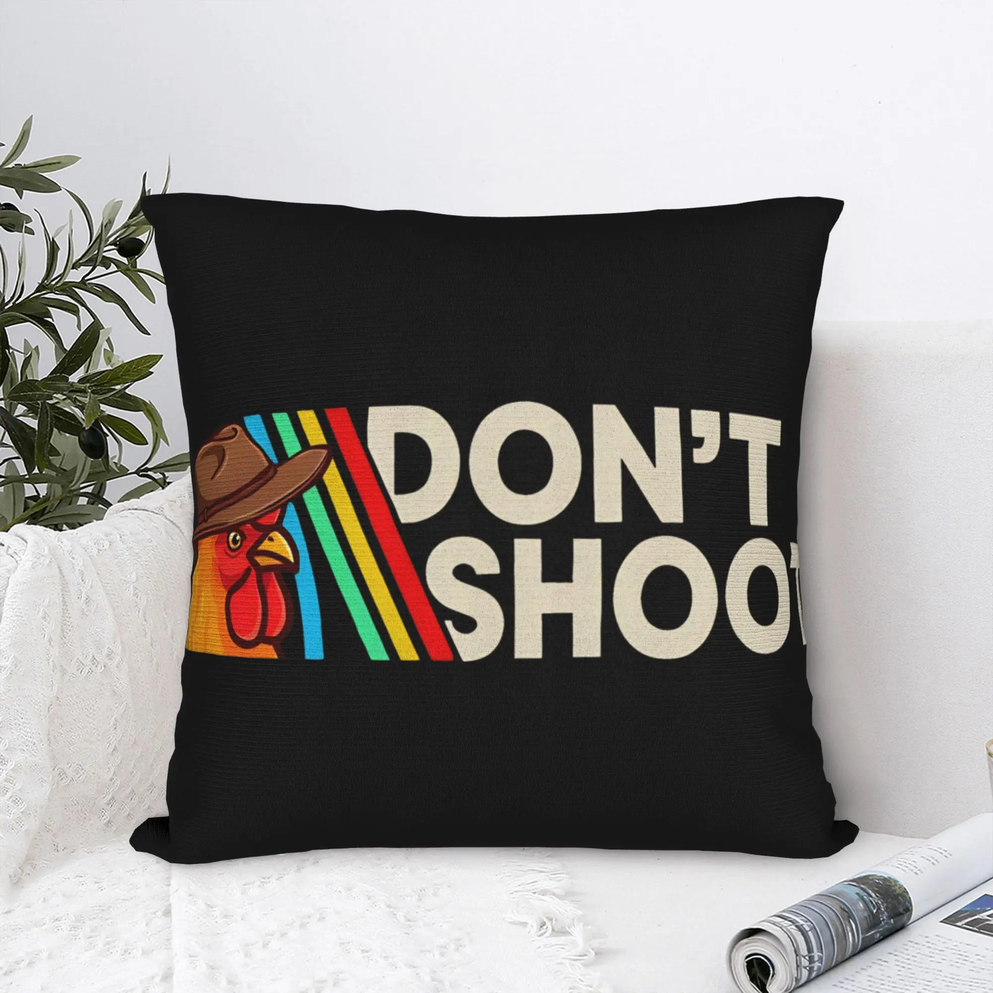 Dont Shoot Arc Raiders  Printed Pillowcases Cushion Cover  Pillow Covers Y2K Home Decor Square Multi Size
