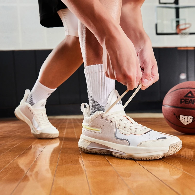 

PEAK Flash 4 Men's Basketball Shoes Professional High Performance Shock Winter Anti-Slip Wear-Resistant Outdoor Sports Sneakers