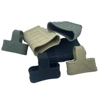 HOT M4 M16 Tactical Quick Magazine Rubber Holster 5.56 Mags Rubber Pouch Sleeve Rubber Slip Cover Tactical Hunting Accessories