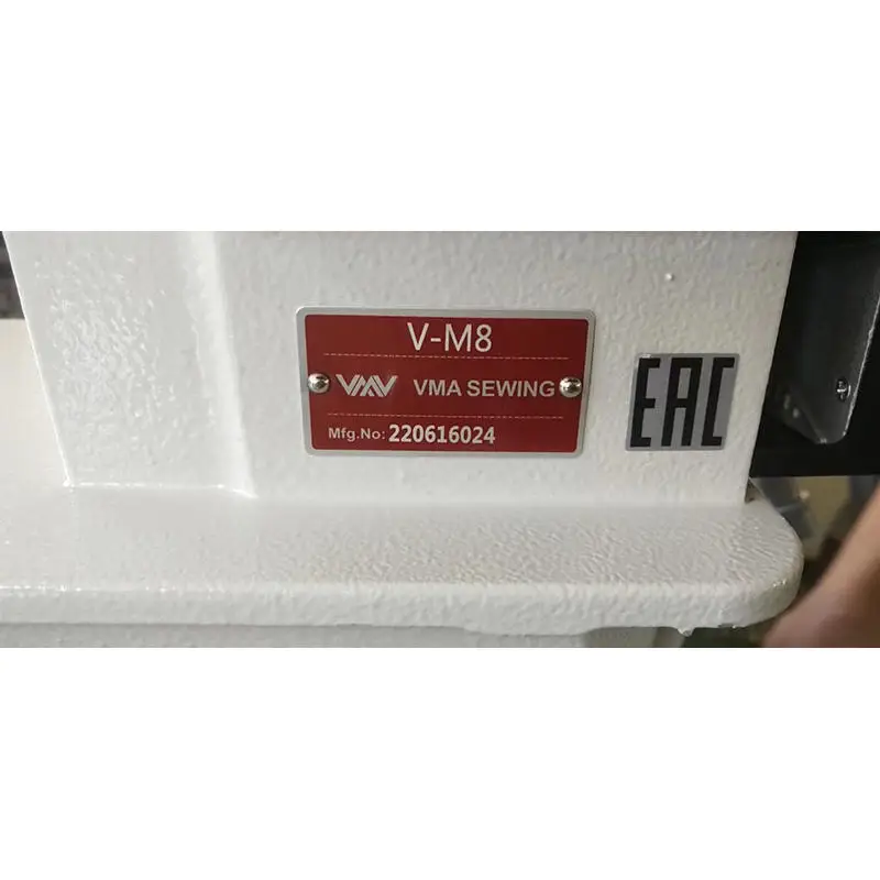 VMA V-M8 Direct Lockstitch LCD Screen Lockstitch Sewing Machine Electric With Button QIXING Control Box