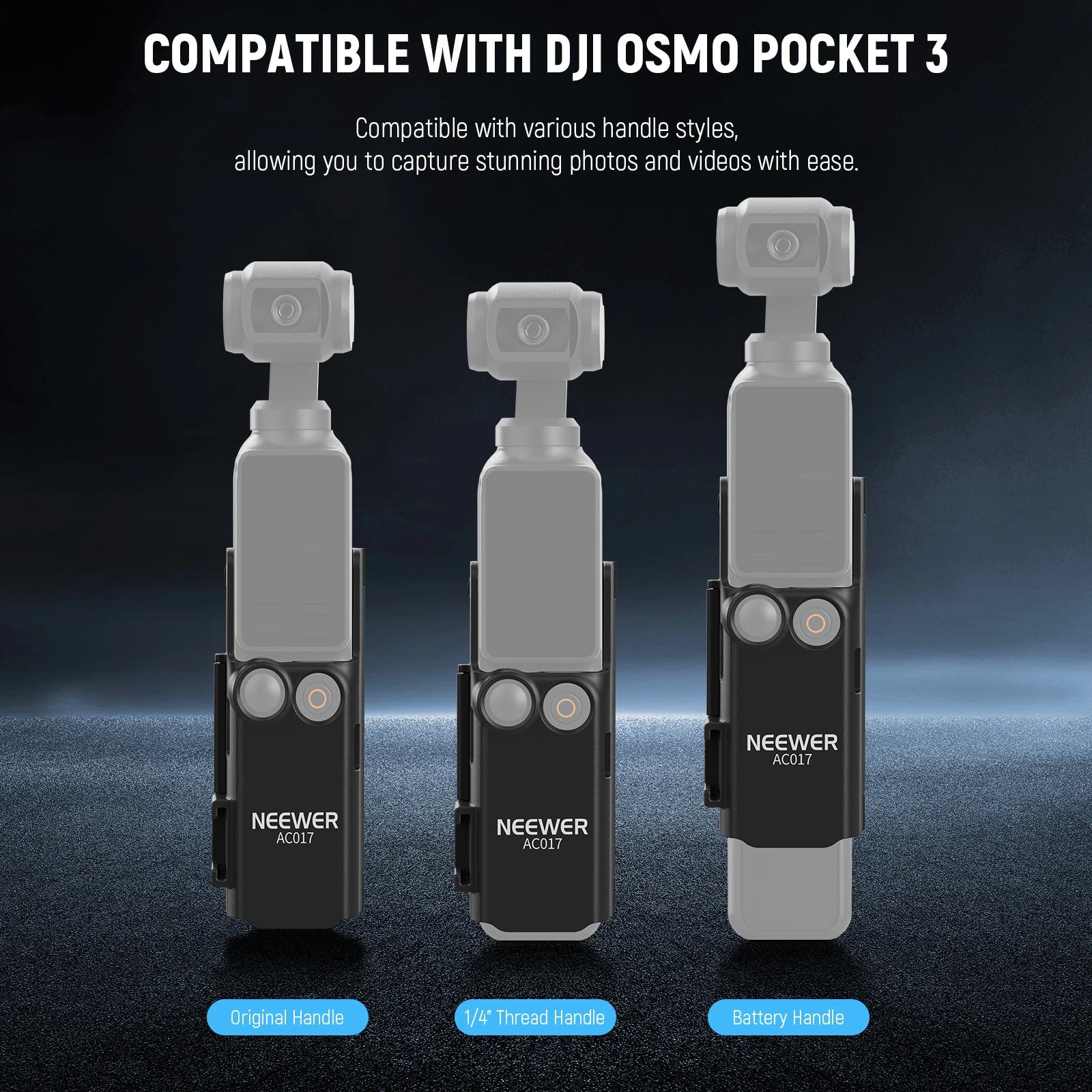 Адаптер для крепления удлинителя NEEWER Pocket 3, совместимый с аксессуарами DJI Osmo Pocket 3, защитный кронштейн для держателя микрофона