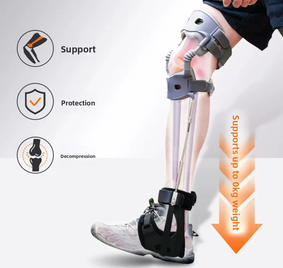 Mountain Climbing Exoskeleton Power Assist Device for Elderly Knee Support Walking Aid