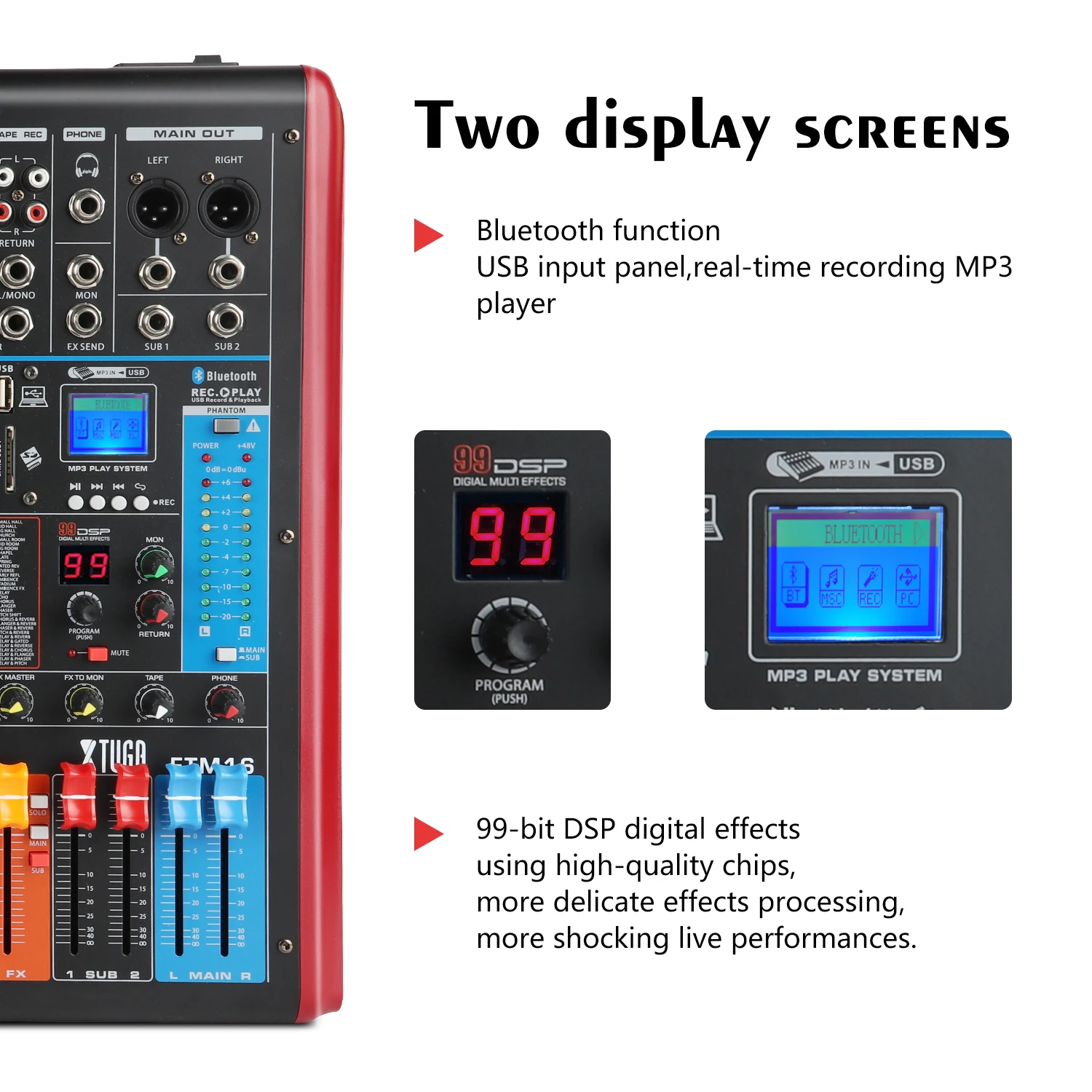 Best Service Mini Mixer Audio 16 Chaneles