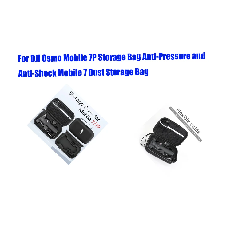 For DJI Osmo Mobile 7P Storage Bag Anti-Pressure and Anti-Shock Mobile 7 Dust Storage Bag