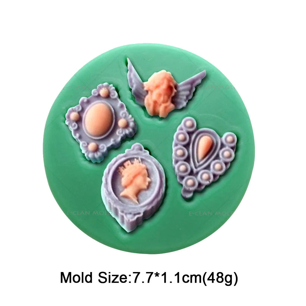 Engel Serie Fondant Silikonform Amor Flügel Modell Zucker Cupcake Schokolade Backen Kuchen Werkzeuge handgemachte Ton Harz machen Form – Detail 14
