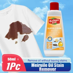 50ml*1Pc Professional Removal Of Oil Stains On Clothes Strong Stain And Oil Removal Deep Cleaning And Stain Removal Solution