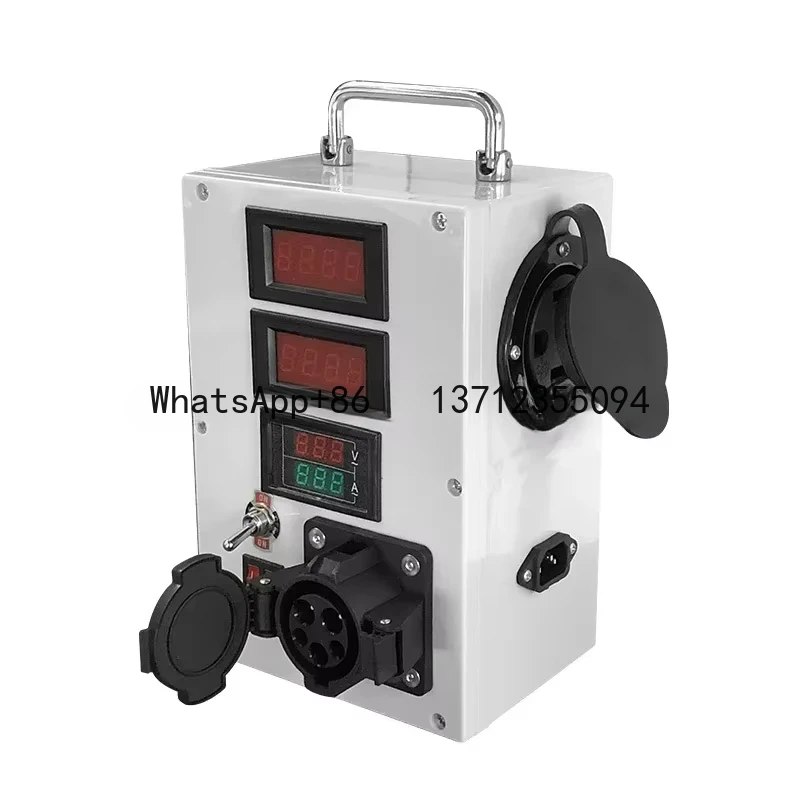 Type1/J1772 Tester 48A Max Power Charger for New Energy Cars charging gun test wuth Good EV Connectors Support