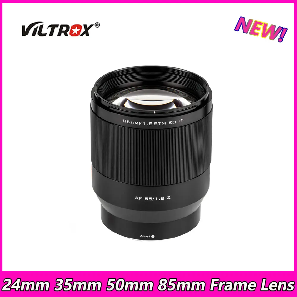 

Viltrox 24mm 35mm 50mm 85mm F1.8 Full Frame Auto Focus Camera Lens Wide Angle Lens For Nikon Z5 Z6 Z7 Z50 Z7II Z6II Mount Camera