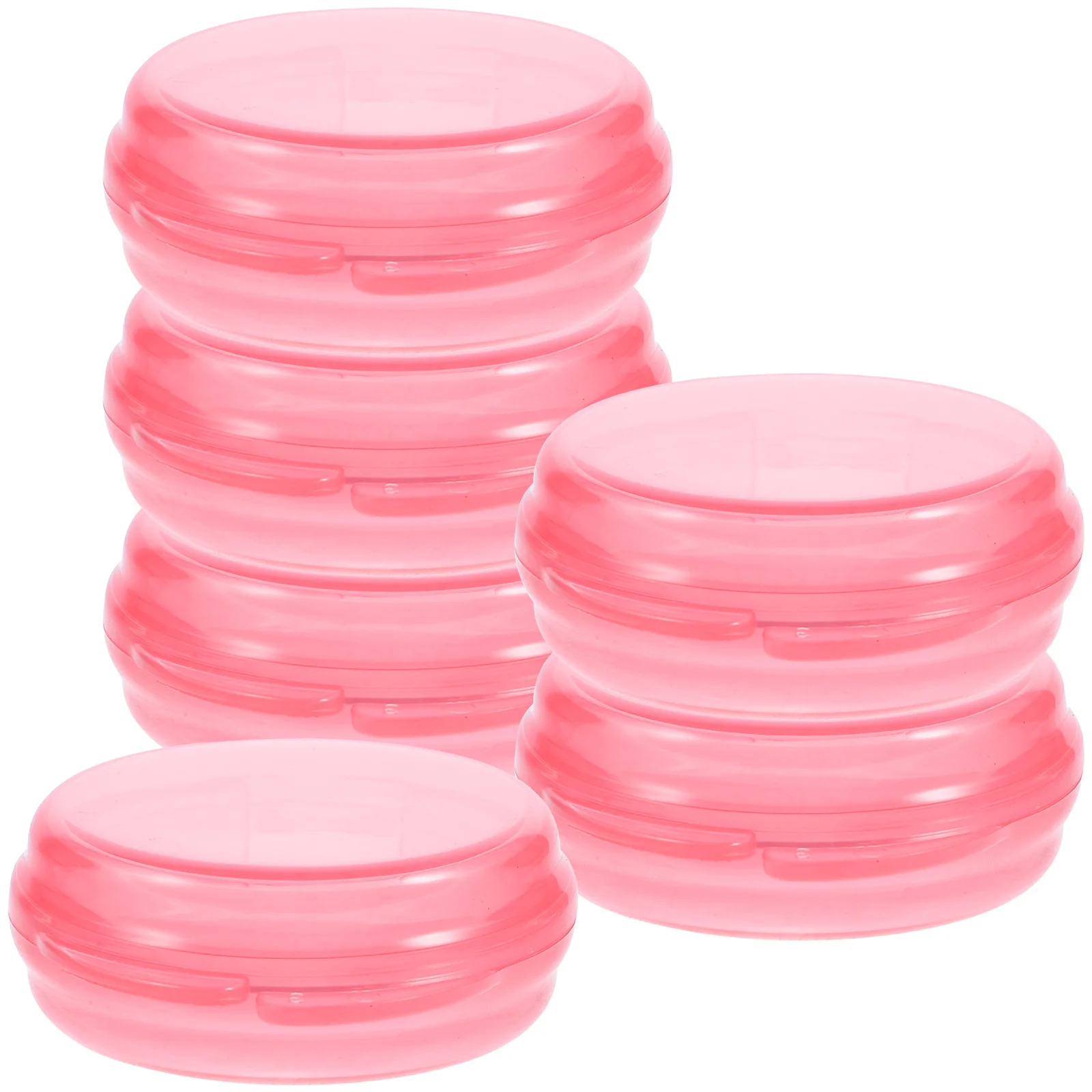 6 قطع من حقيبة تنظيم الأدوية المحمولة للسفر والأنشطة الخارجية، تصميم مدمج آمن للاستخدام الطبي، منظم تخزين صغير #4