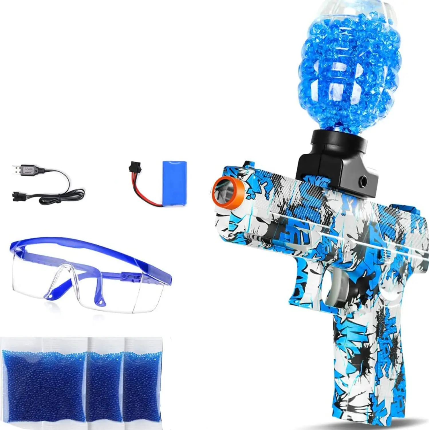 New Gel Ball Gun Toy Manual Paintball Water ball Gun Pistol Weapons For Adults Boys Outdoor CS Shooting Game Gifts