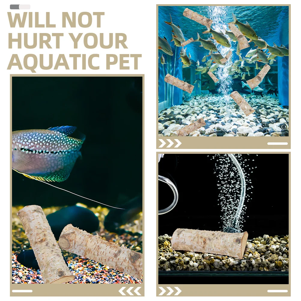 

2pcs 2 Bags Small Natural Fish Tank Decor Aquarium Craft For Diy Decoration Wood Crafts Fish Tank Decor Aquarium Underwater Wood