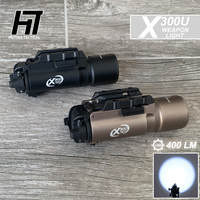 Tactical Surefir X300 LED Weapon scout Light hanging Lanterna Airsoft X300u Ultra 400lm High Output Flashlight Hunting 20mm Rail