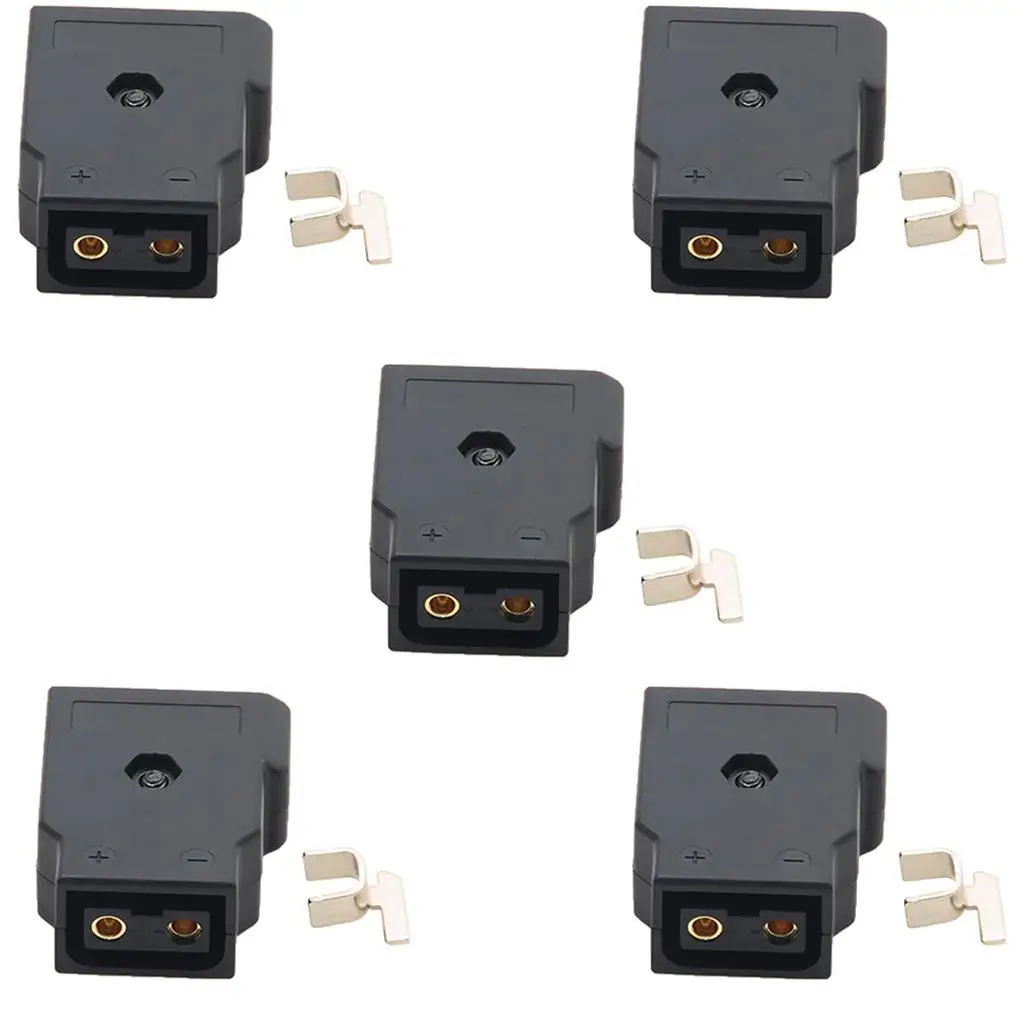 

D Tap Plug Adapter Black ABS Power Connector Battery Converter for Camera Rig BMCC BMPC DSLR