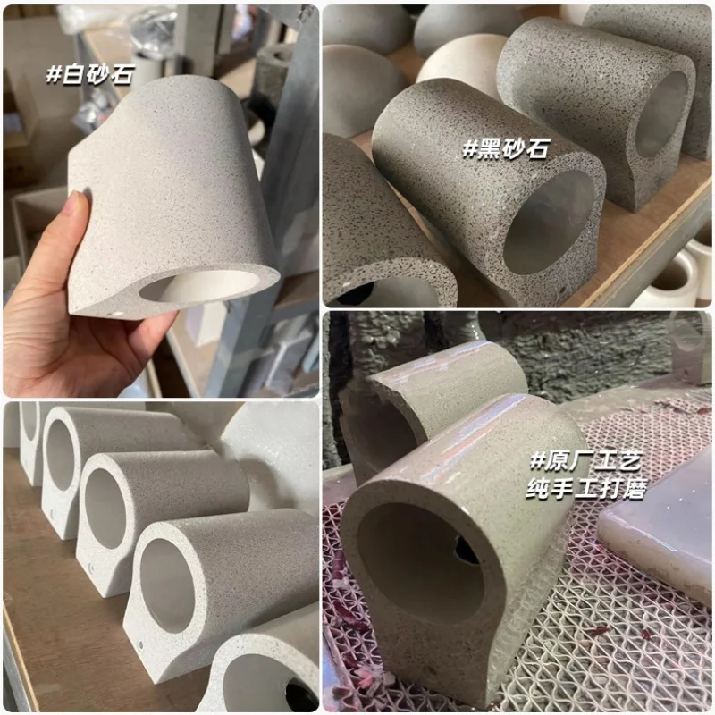 Modern creative minimalist micro cement wall lamp staircase background wall corridor wall lamp