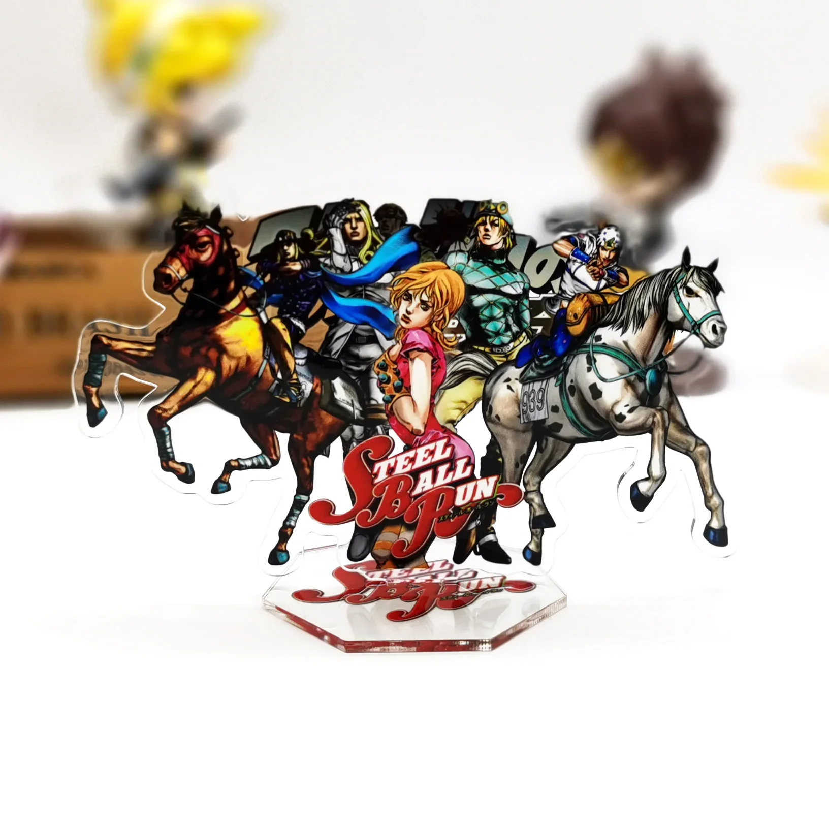 Jo Bizarre Adventure no Kimyou na Bouken SBR Bizarre Adventure Johnny Funny Diego Zeppeli GM acrylic stand figure cake topper