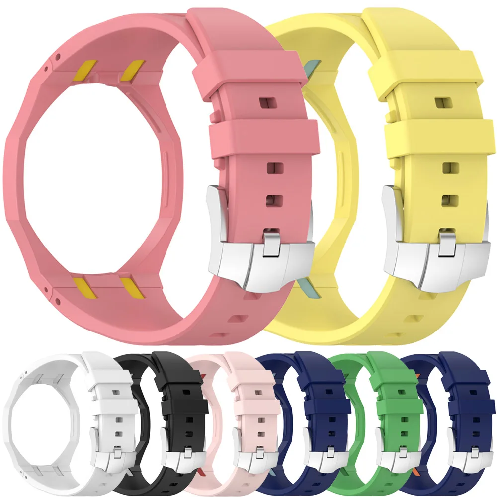 

BEHUA 2 in 1 Case With Band for Swatch x AP Royal Pop Pocket Watch Change to Wristwatch Strap & PC Cover Accessories