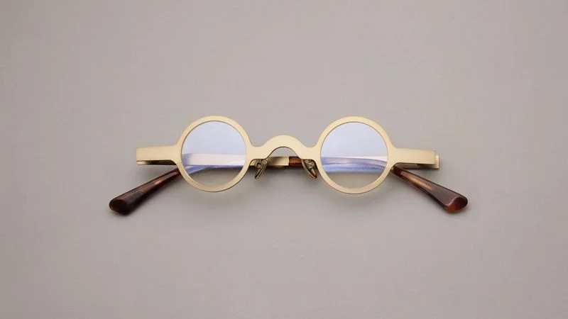 Metall Kleine Runde Rahmen Retro Personalisierte männer Brille Rahmen Ultra Licht Optische Brillen rahmen Für männer V46 – Detail 11