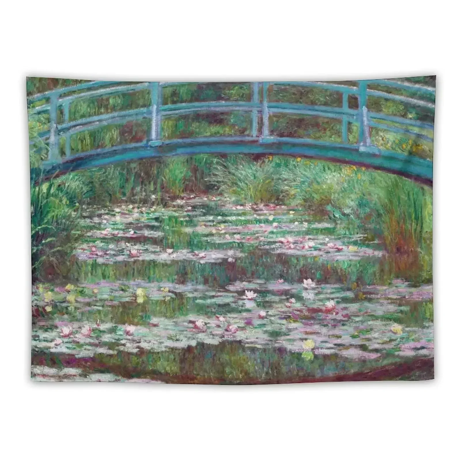 CLAUDE MONET JAPANESE FOOTBRIDGE AND WATER LILIES Tapestry Home Decor Accessories Things To The Room Tapestry