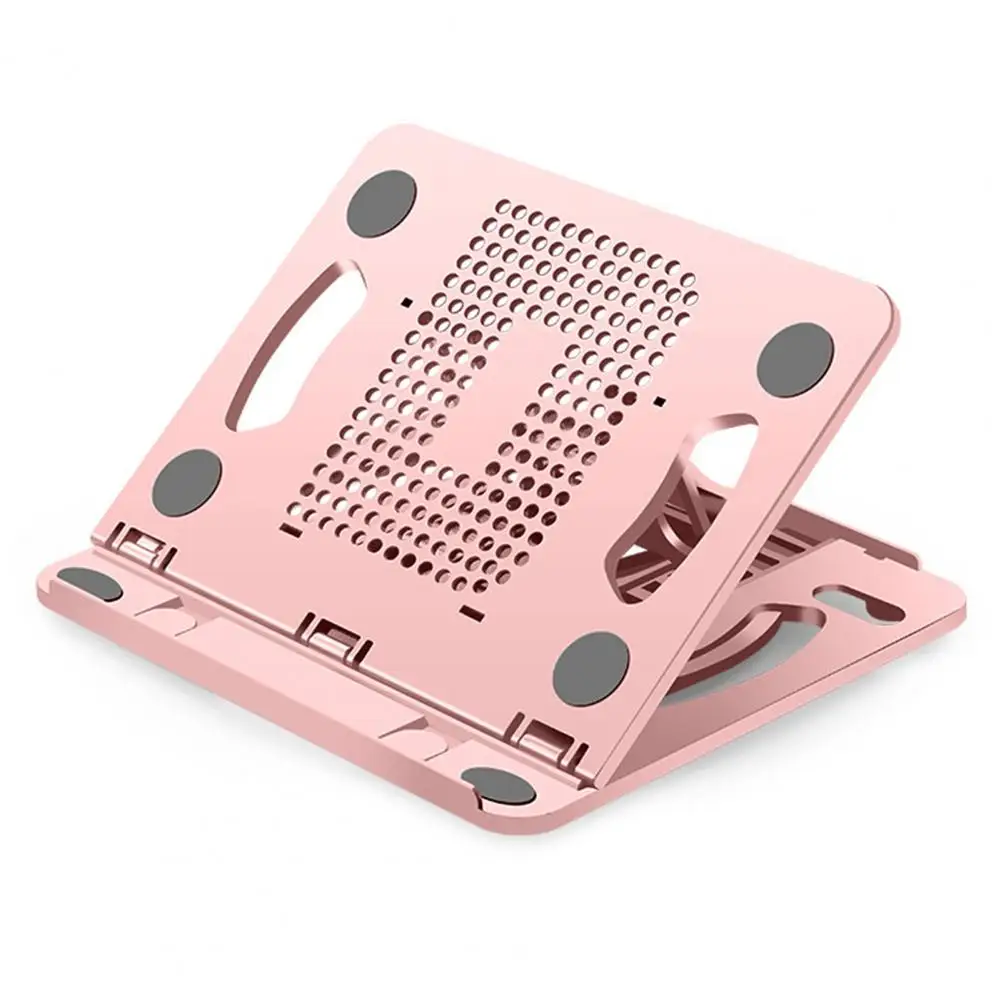 Eco-friendly Tablet Stand Non-Slip Folding Stand Angle Adjustable Notebooks Mobile Phone Bracket  Storage