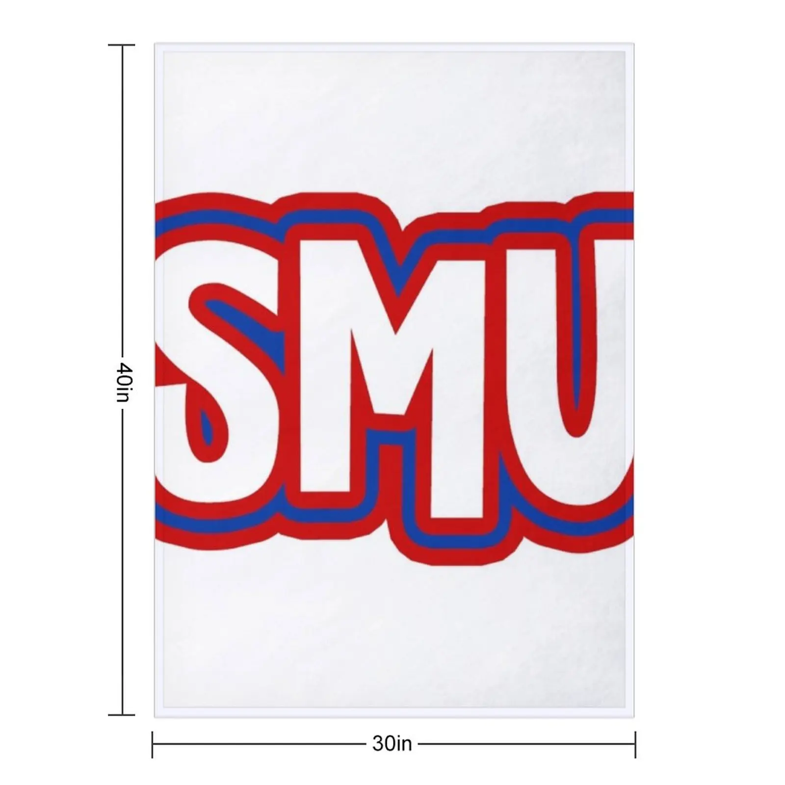 SMU Southern Methodist Throw Blanket Travel Sofas Thermals For Travel Summer Thermal Luxury Blankets