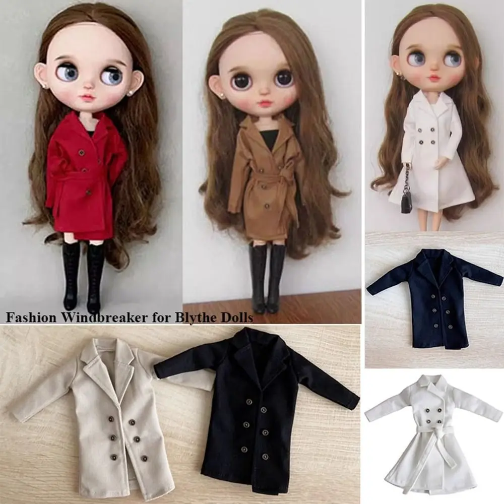 Veste coupe-vent décontractée pour poupée, accessoires de mode DIY, hauts à manches longues, vêtements pour poupées Azone19, corps articulé ob24/26/27, poupées fr pp