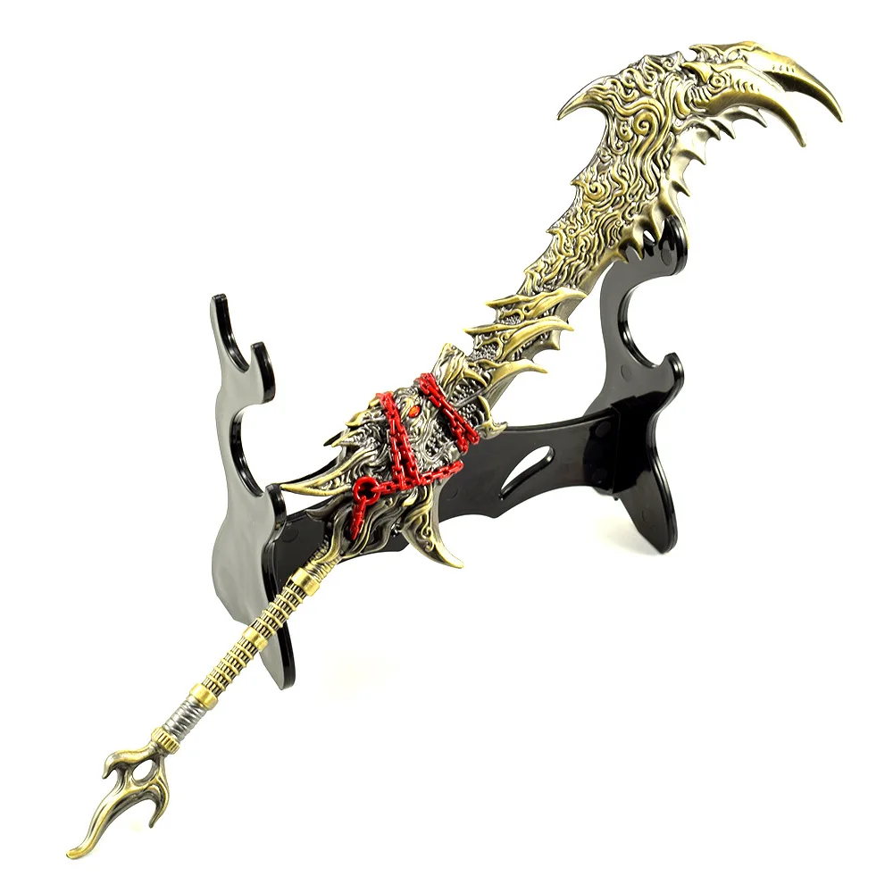 30cm Naraka Bladepoint jeu arme périphérique modèle loup céleste maître jouet épée tout en métal artisanat ornement modèle garçon cadeau