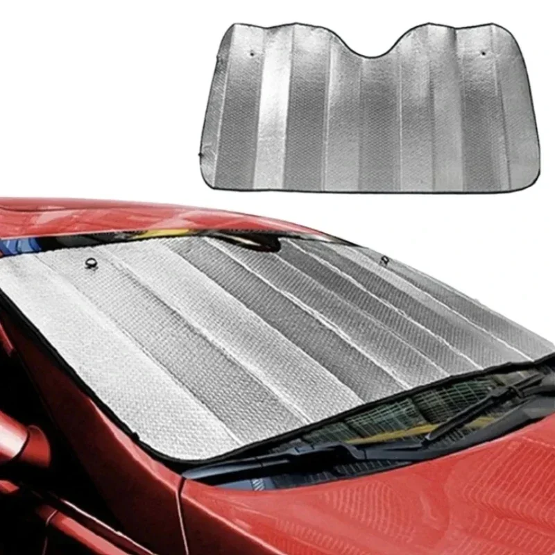 New Car Front Window Sunshade UV Protection Shade Sun Protector Windshield Visor Cover Auto Curtain Sunshade Accessories - view 3