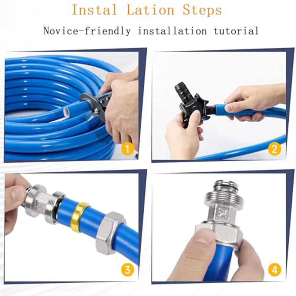 Efficient Pneumatic Pipe Extension Air Fittings Pneumatic Pipe Connector 3 4 Air Line Fittings For Expanding Air Systems