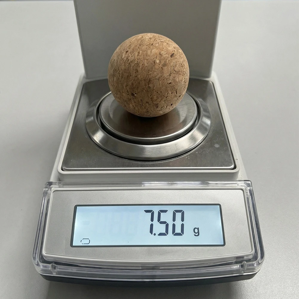6pcs Solid Wood Style Table Soccer Balls Natural Cork Material 36 40 45 50mm Sizes for Table Football Replacement