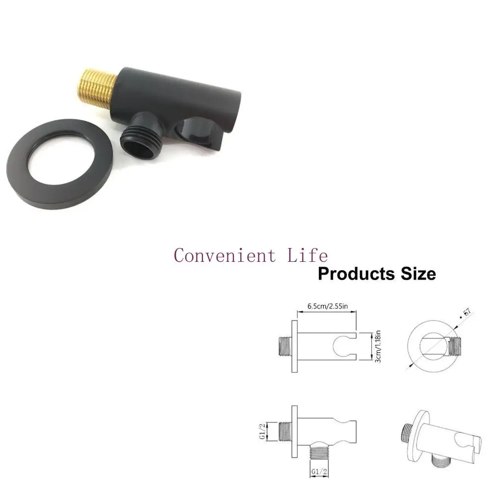 

L1EE Shower Head Holder Handheld Support Shower Head Wall Brackets Simple Installs