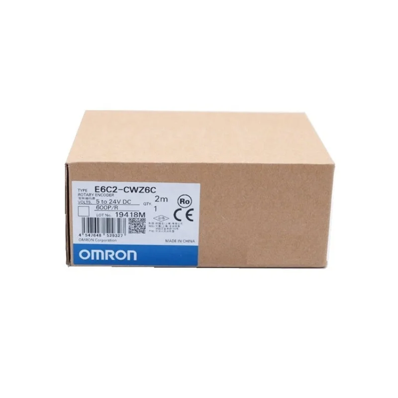 OMRON E6C2 Incremental Rotary Encoder Solid Shaft 100P/R Voltage Output Anti-Oil IP50