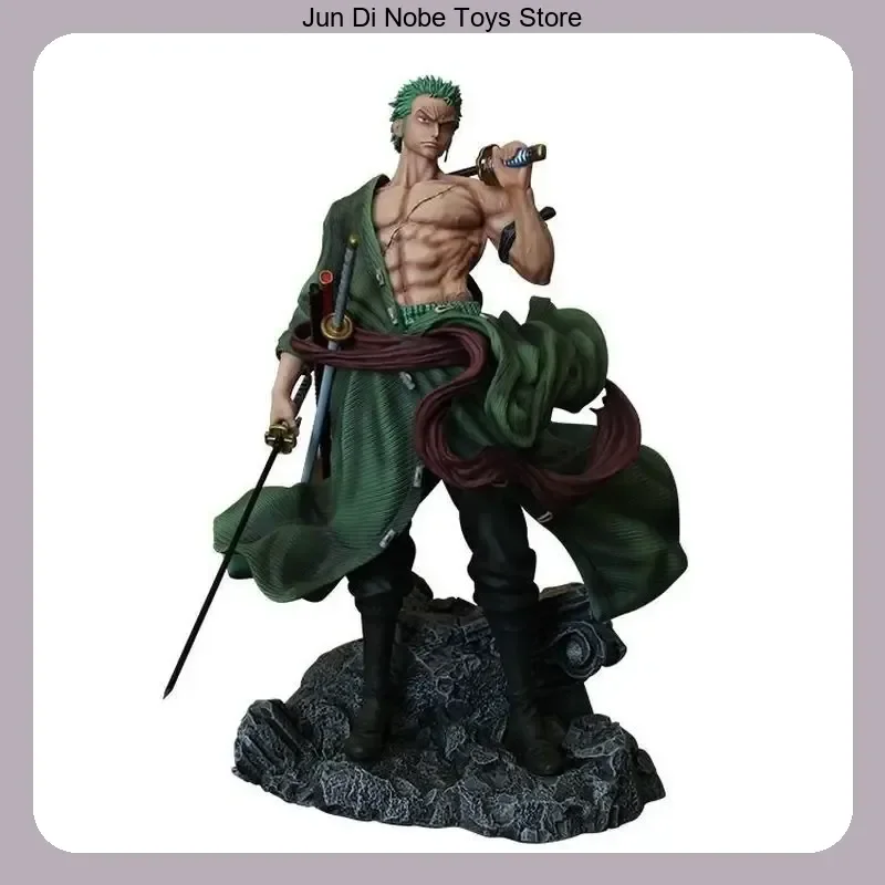

Фигурка Зоро из One Piece, 32 см, статуэтка в стоячей позе, коллекционная модель, подарок для фанатов, украшение для рабочего стола