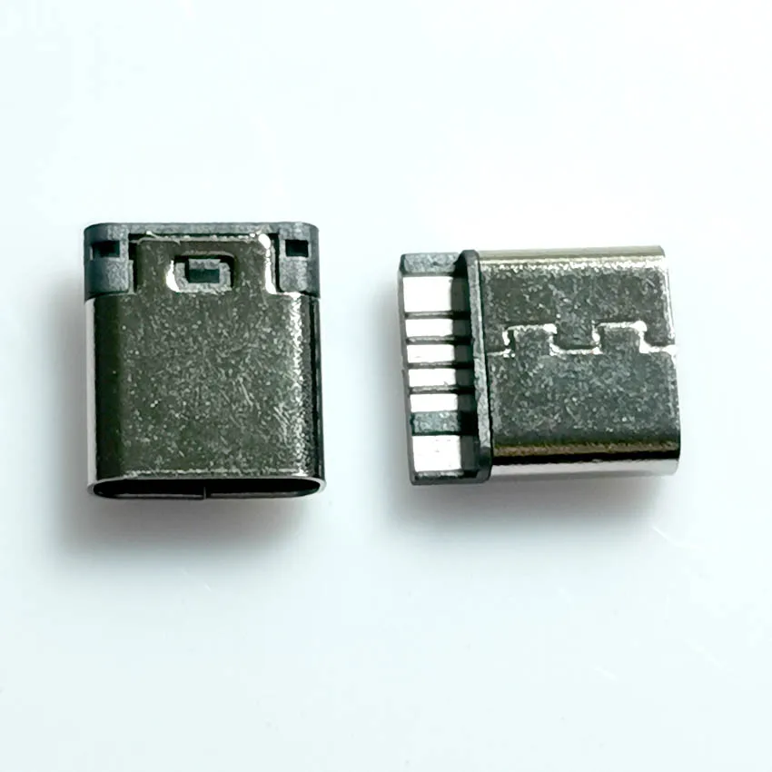 5PCS USB Type-C Welding Wire Type Female Base 2Pin/6pin Short Body 10.0 Simple Model