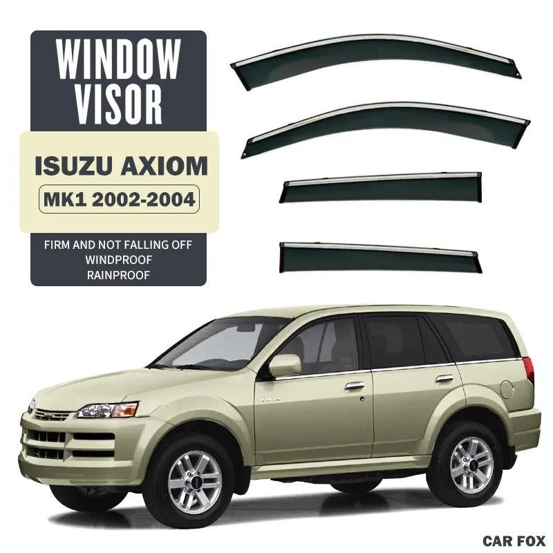 

Для ISUZU Axiom 2002-2004: Дефлекторы окон, ветровики, навесы для боковых стекол, защита от дождя и солнца, автоаксессуары, стайлинг автомобиля