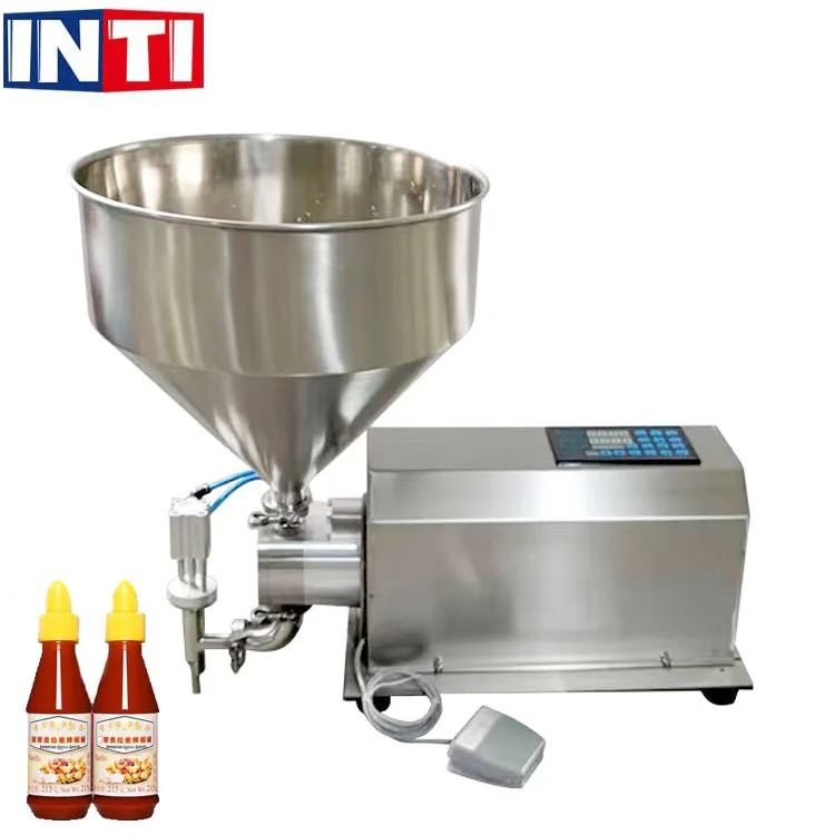 Máquina de llenado con bomba de rotor de alta viscosidad, gran oferta, para pasta de lavavajillas, líquidos, zumos, miel y materiales en gel para bebidas