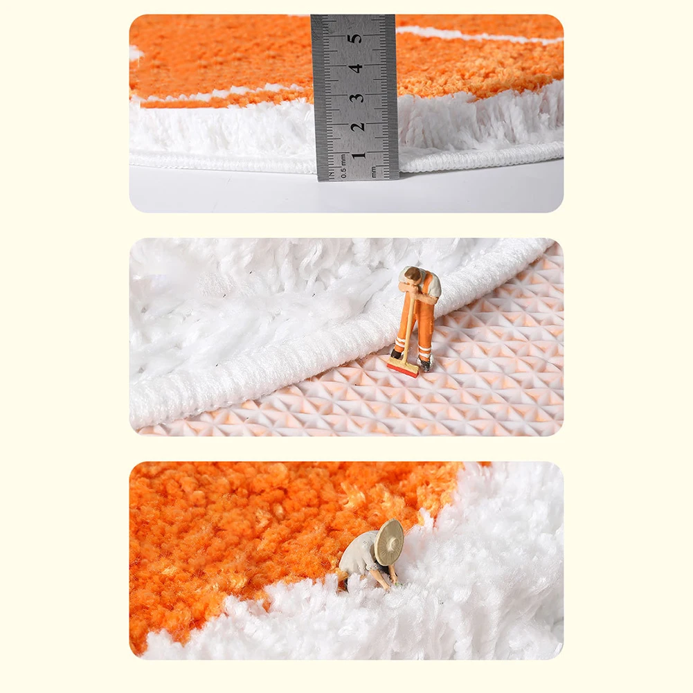 

Нескользящий коврик для ванной с тыквой, обеспечивающий мягкую текстуру и эффективную водопоглощение для ванной комнаты и сезонных настройков.