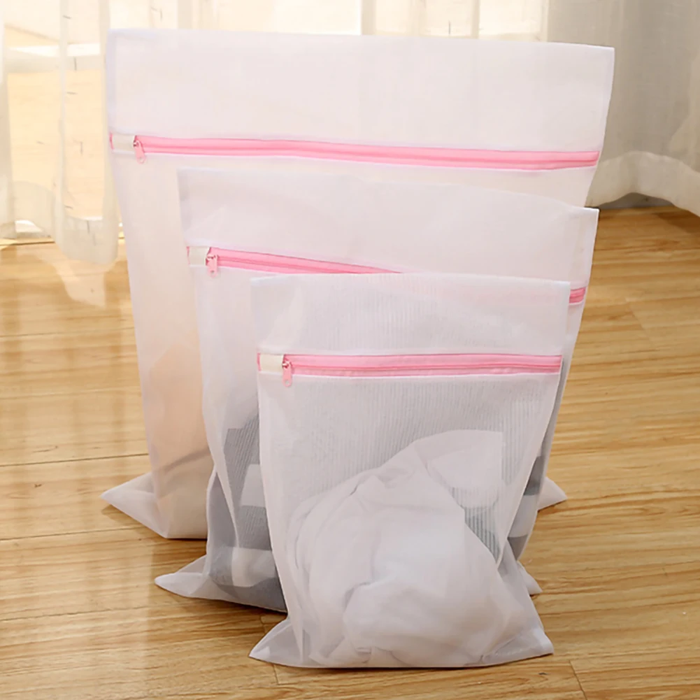 7Pcs Laundry Bag Set Home Thickening Washing Bag For Baby Clothes Underwear Sweaters Bras Household Accessories Laundry Tools