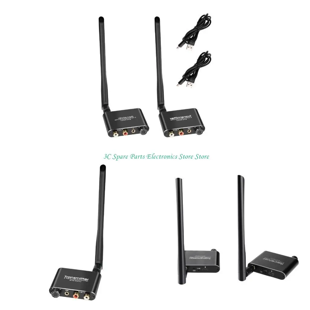 

SZ Wireless Sound Transmitter Receiver Low Delay for TV PC Player Easy Connection