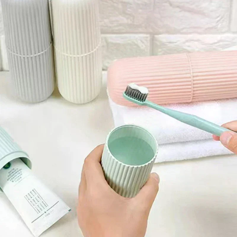 Draagbare tandenborstelhouder Tandenborstel Tandpastahouder Afscheid Hotel Wegwerp tandenborstelpasta Reizen Kamperen Buiten Badkamer