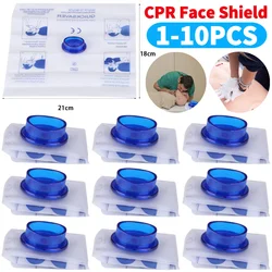 Disposable First Aid Breathing Respirator Artificial Respiration Breathing Mask First Responder CPR Barrier Rescue Tools